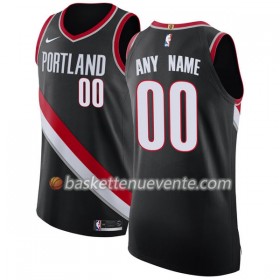 Maillot Basket Portland Trail Blazers Personnalisé Nike 2017-18 Noir Swingman - Homme